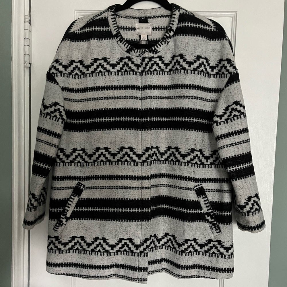 Melrose and Market Aztec Print Jacket